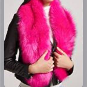 Faux fur scarf